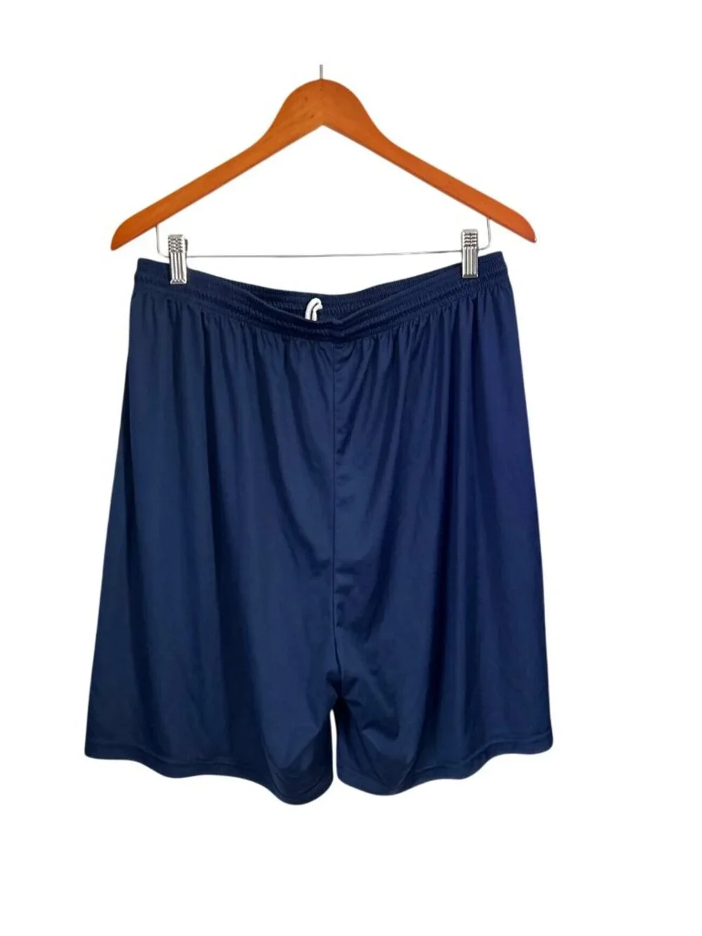 A4 Mens Navy Blue Athletic Shorts XXL With Elastic Waistband & Drawstring